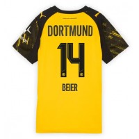 Stroje piłkarskie Borussia Dortmund Maximilian Beier #14 Koszulka Podstawowej dla damskie 2025-26 Krótki Rękaw
